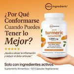 dile adios a los dolores ,Turmeric Curcumin 95% NO MAS DOLORES EN RODILLAS MEJORA TU SALUD :SUPER OFERTA Q220 + ENVIO GRATIS -  COMPRA 2 Y TE MANDAMOS UN TERCERO DE REGALO FORMATO 60 CAP