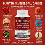 BloodSugar™ Complex l  Estabiliza el azúcar en sangre + ENVÍO GRATIS